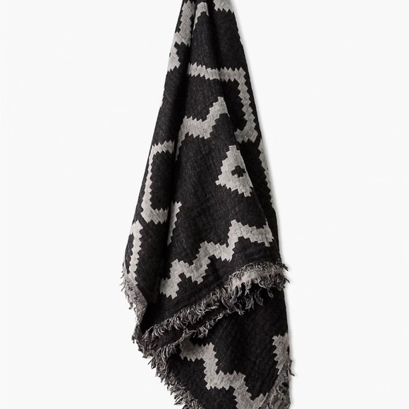 Aritzia Mosaic 100% Wool Scarves - Picture 2 of 8